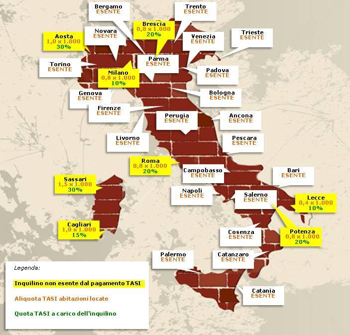 2014-09 TASI molti Comuni graziano gli inquilini Ma per qualcuno il 16 ottobre sarà giornata di F24