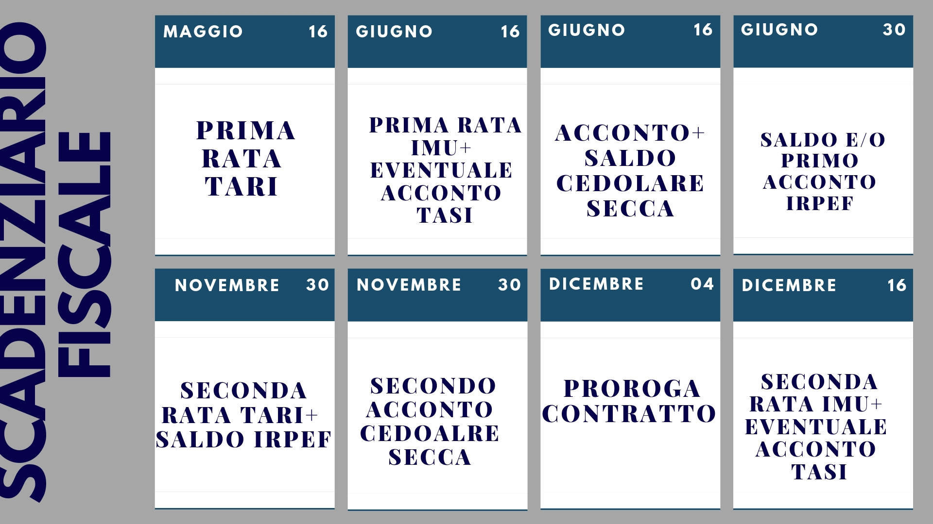 scadenziario fiscale